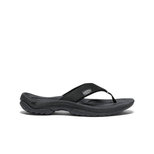 Women's Kona Leather Flip-Flop - Black/Vapor