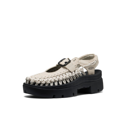 All Gender UNEEK PLT Mary Jane Sneaker - Birch Smooth Lea