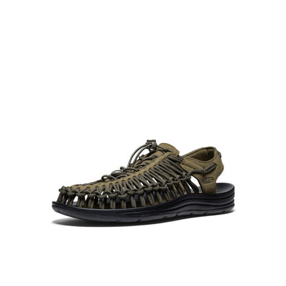 Men's UNEEK Sneaker - Dark Olive/Black
