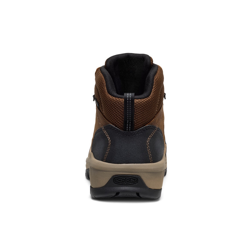 Men's Skokie Waterproof Work Boot (Carbon Toe) - Dark Earth/Black