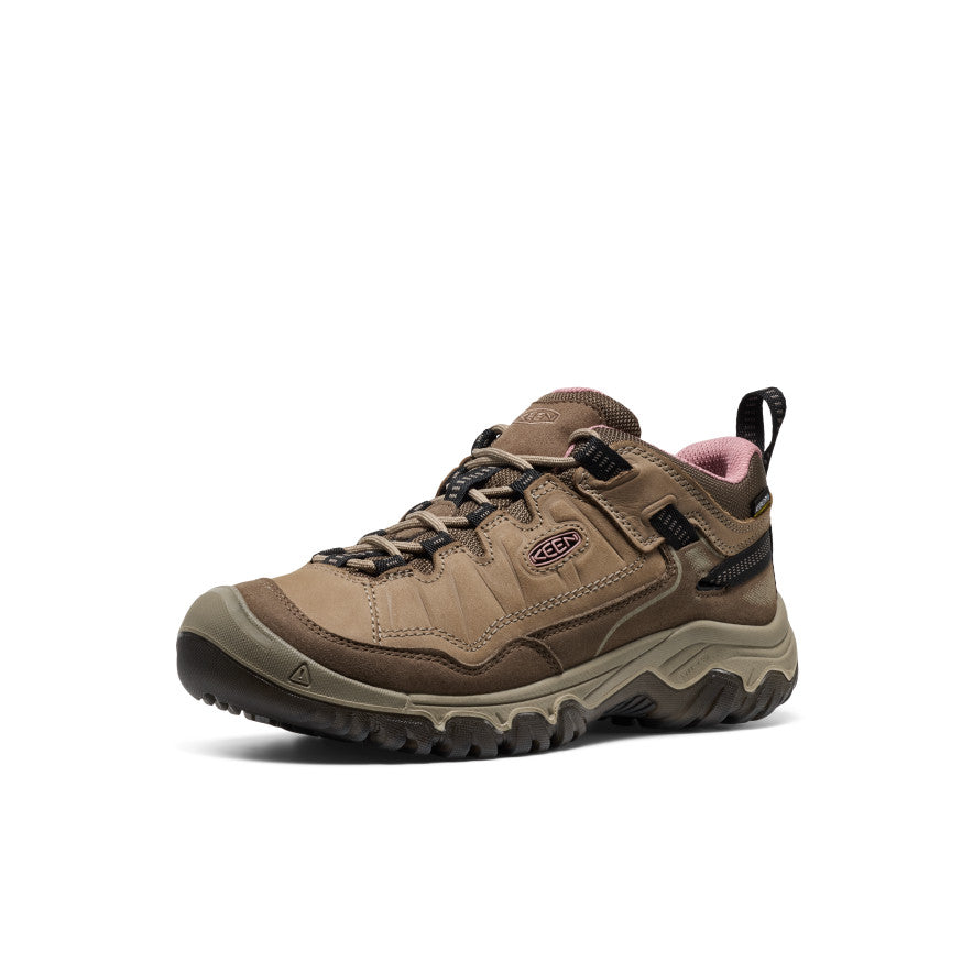 Women's Targhee IV Waterproof Hiking Shoe - Brindle/Nostalgia Rose