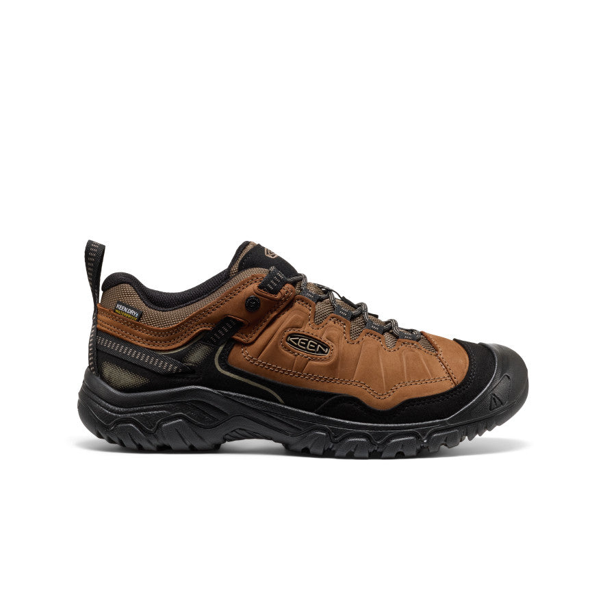 Men's Targhee IV Wide Waterproof Hiking Shoe - Bison/Black