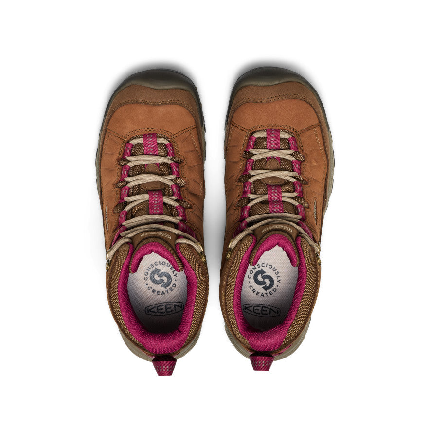 Women's Targhee IV Waterproof Hiking Boot - Bison/Beaujolais