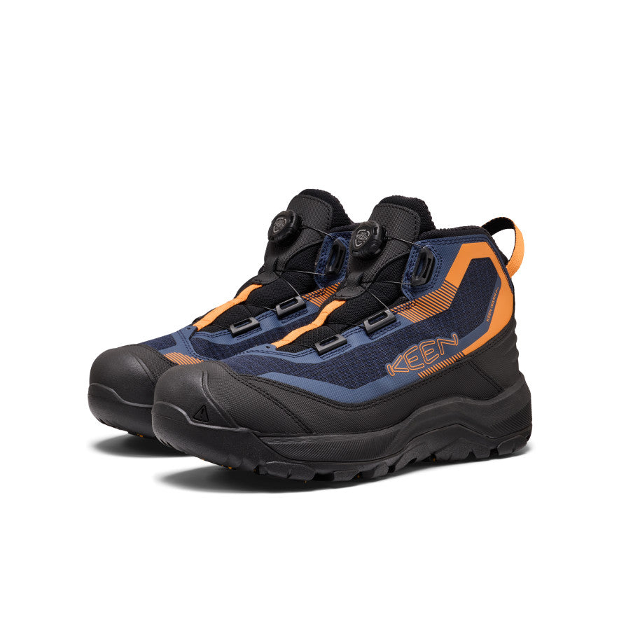 Men's Revel IV EXP CF Polar Waterproof Boot - Naval Academy/Flame Orange