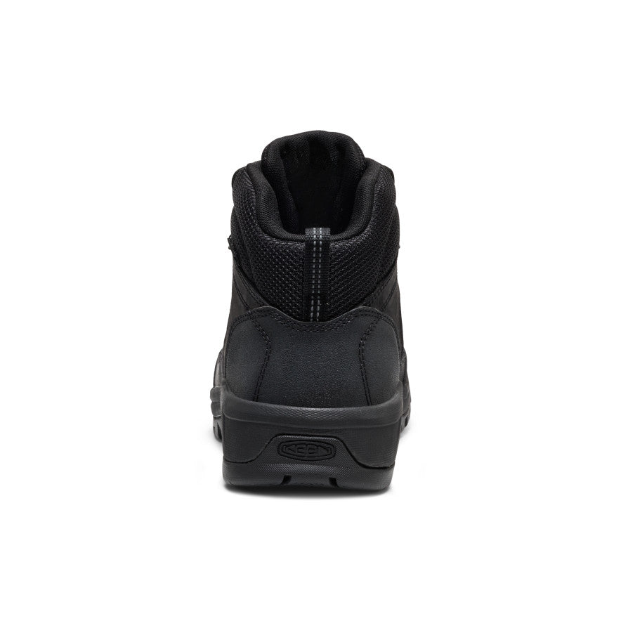 Men's Skokie Waterproof Work Boot (Soft Toe) - Black/Black