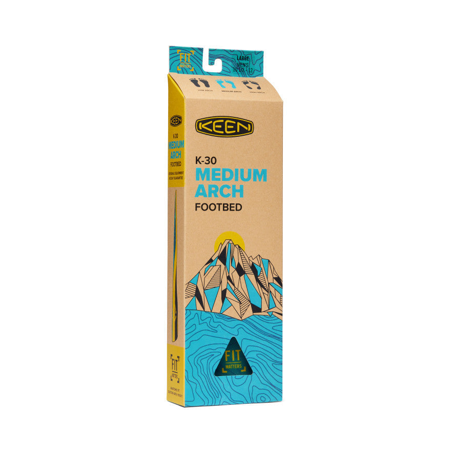 Men's Outdoor K-30 Medium Arch Insole - Blue