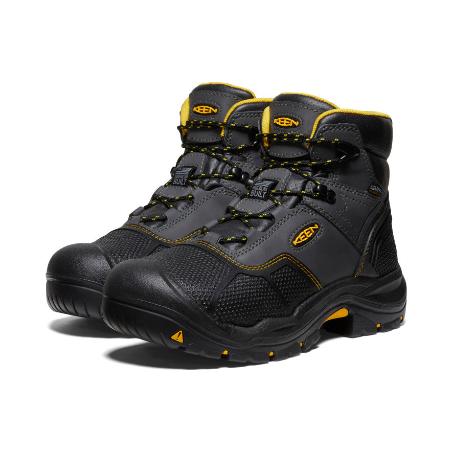 Men's Logandale Waterproof Boot (Steel Toe) - Raven/Black