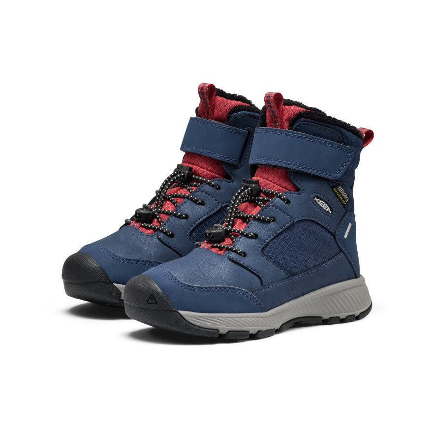 Little Kids' Skua Waterproof Winter Boot - Naval Academy/Garnet