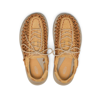 All Gender UNEEK Leather Sneaker - Oak Buff/Plaza Taupe