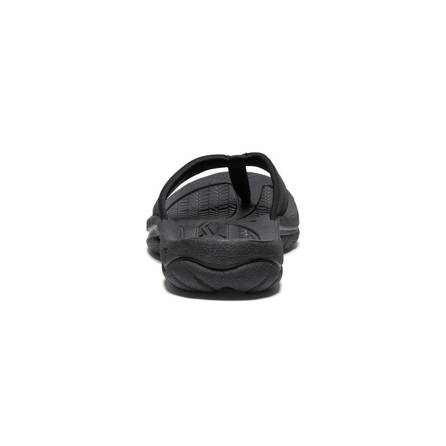 Women's Kona Leather Flip-Flop - Black/Vapor