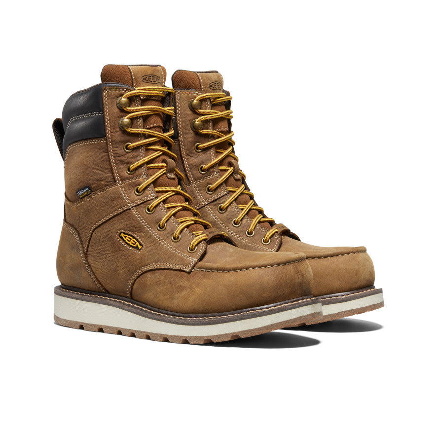 Men's Cincinnati 8" Waterproof Boot (Carbon Toe) - Belgian/Sandshell