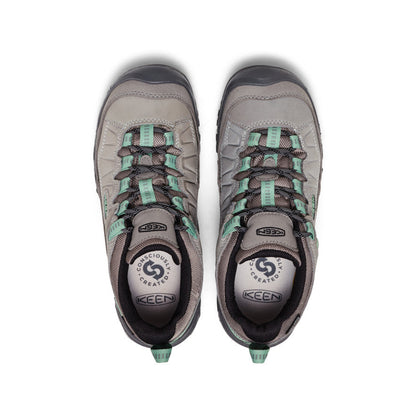 Women's Targhee IV Wide Waterproof Hiking Shoe - Alloy/Granite Green