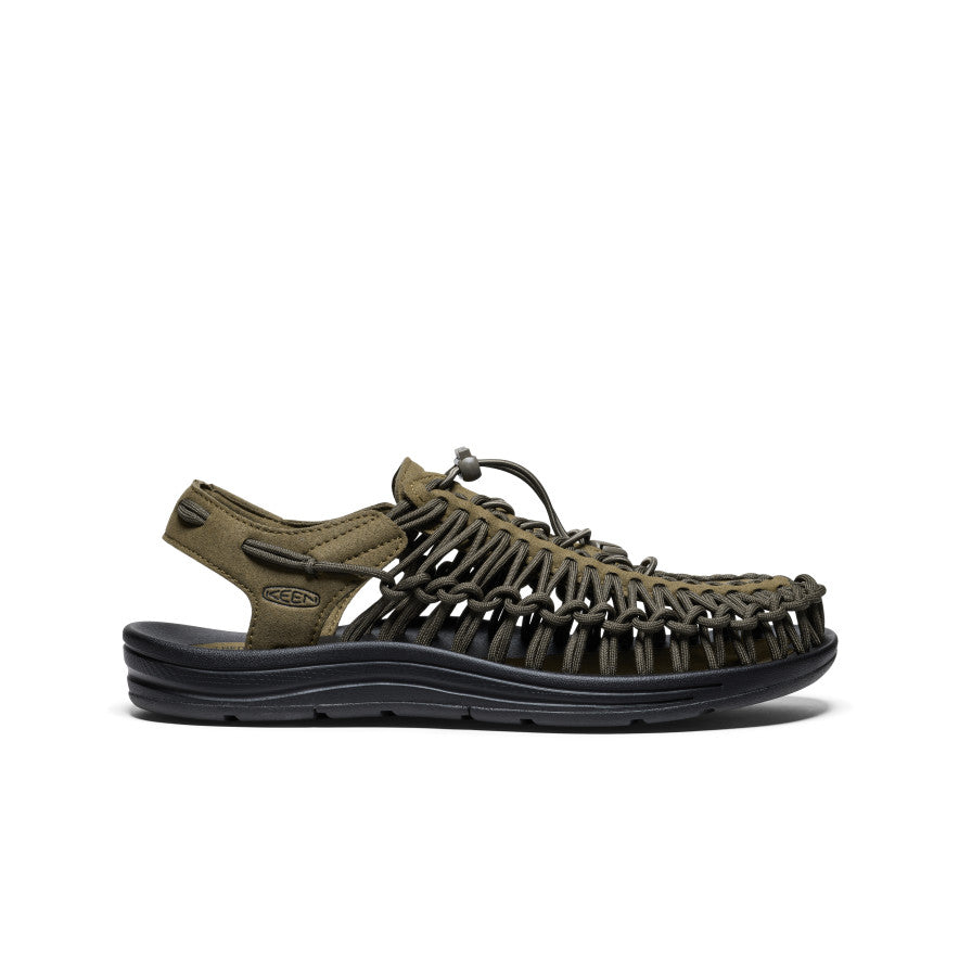 Men's UNEEK Sneaker - Dark Olive/Black