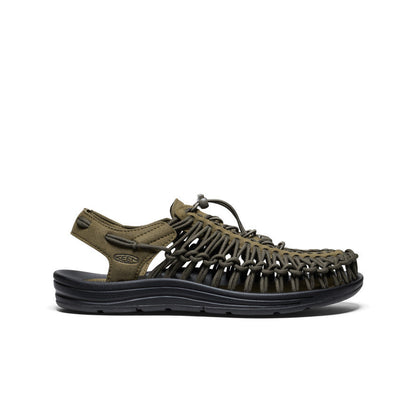 Men's UNEEK Sneaker - Dark Olive/Black