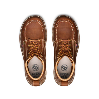Men's Liberty 6" Boot (Soft Toe) - Leather Brown/Birch