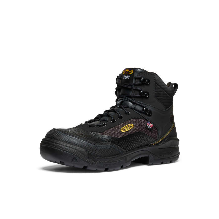 Men's Stronglite Waterproof Boot (Carbon Toe) - Black/Black