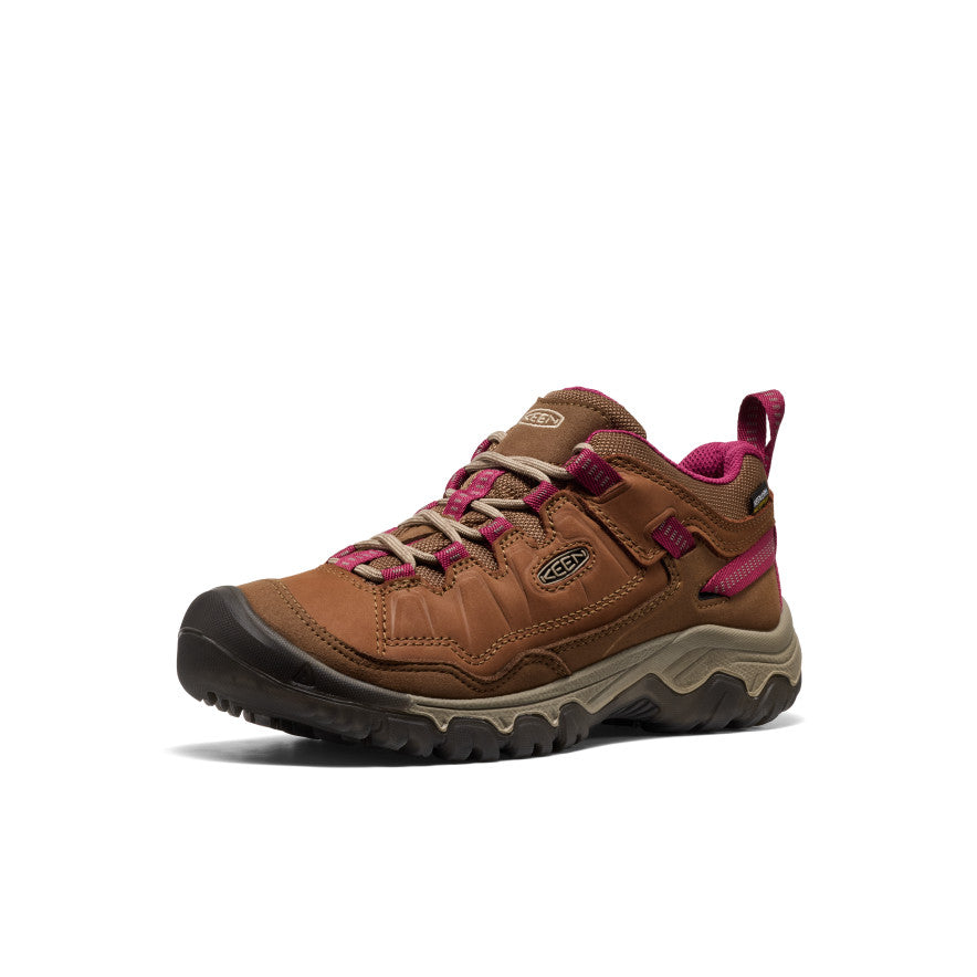 Women's Targhee IV Waterproof Hiking Shoe - Bison/Beaujolais