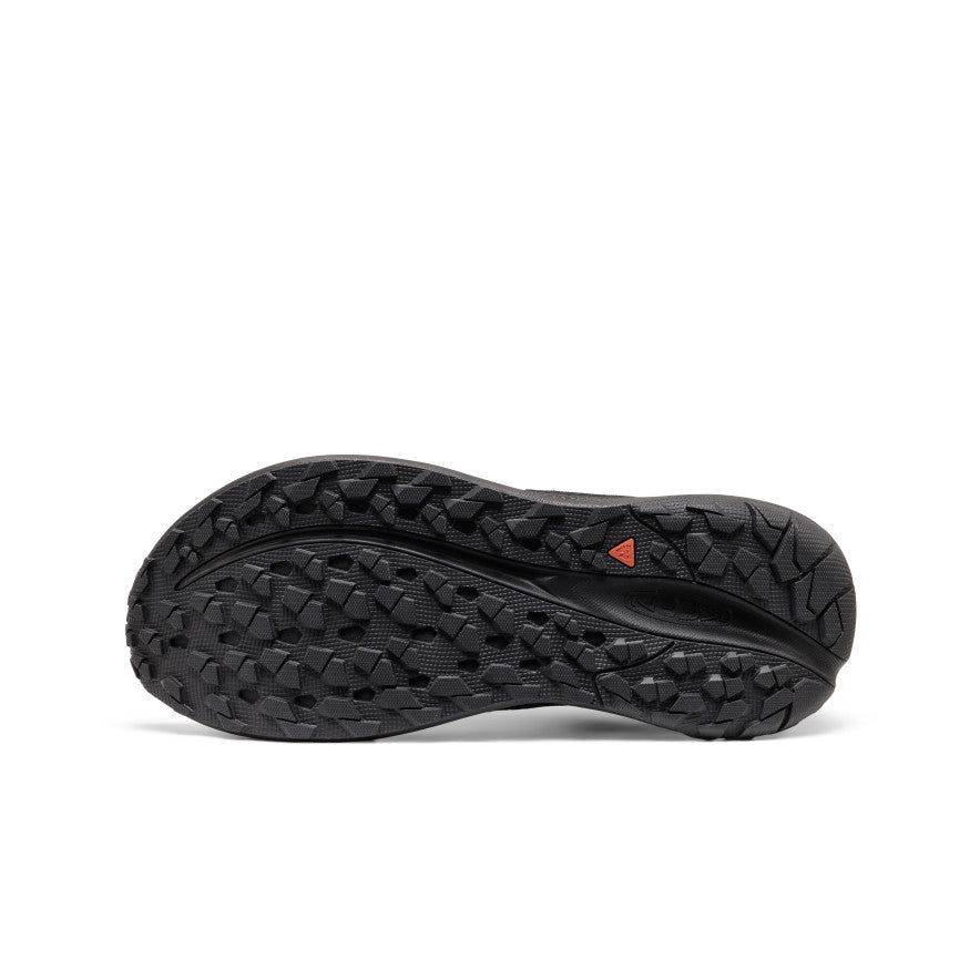 Men's Roam Leather Trail Running Shoe - Black/Black