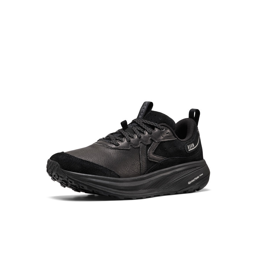 Men's Roam Leather Trail Running Shoe - Black/Black