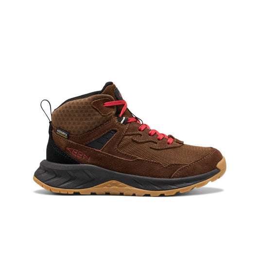 Big Kids' Hightrail Waterproof Hiking Boot - Dark Earth/Garnet
