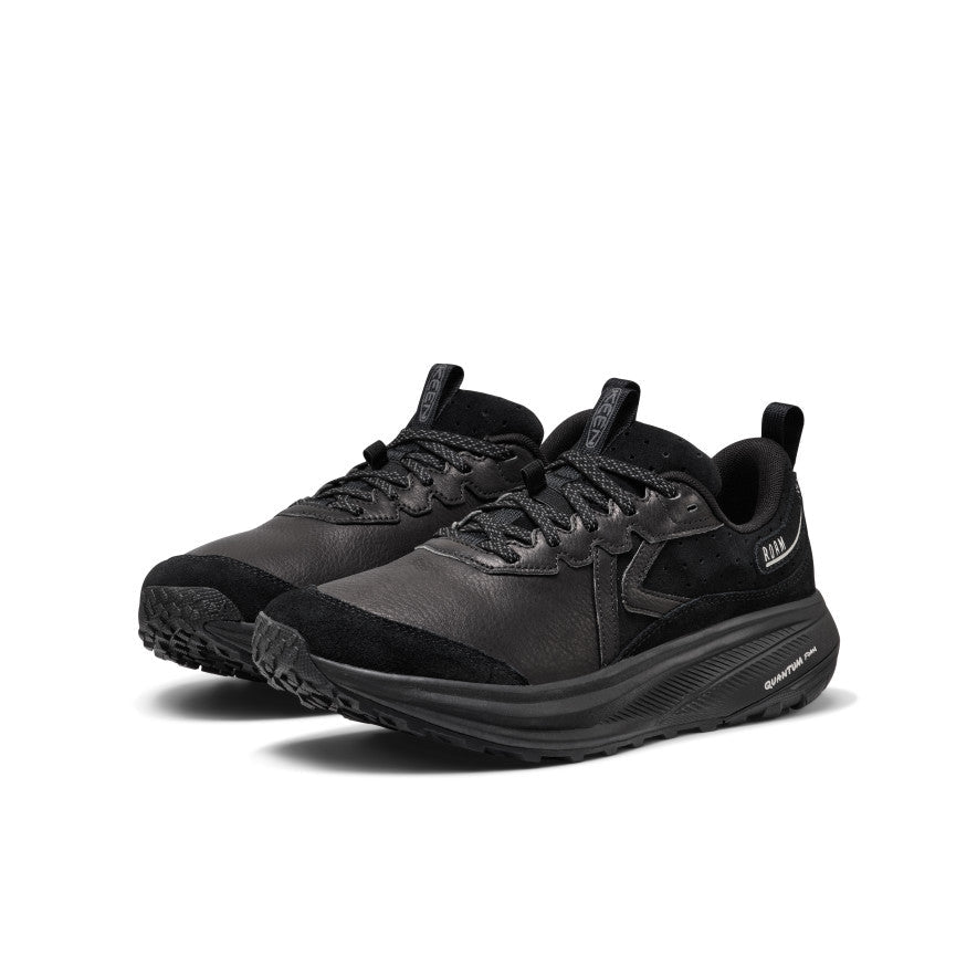 Men's Roam Leather Trail Running Shoe - Black/Black
