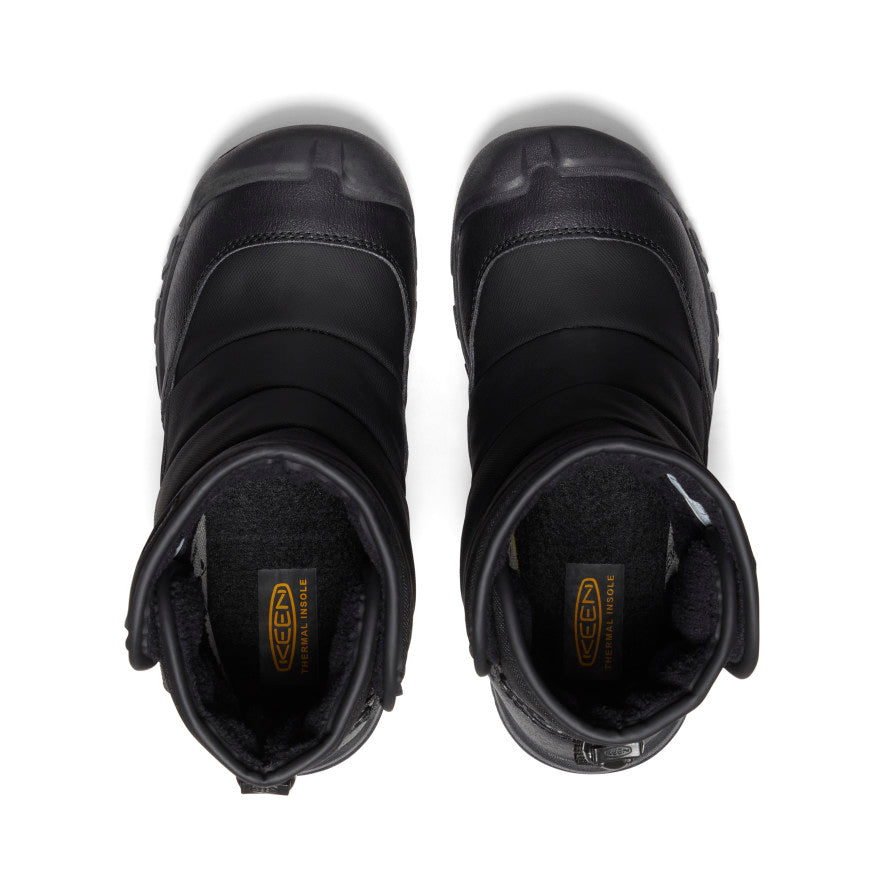 Big Kids' Puffrider Waterproof Winter Boot - Black/Steel Grey