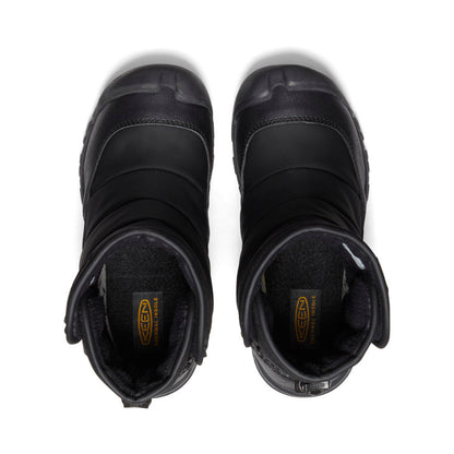 Big Kids' Puffrider Waterproof Winter Boot - Black/Steel Grey