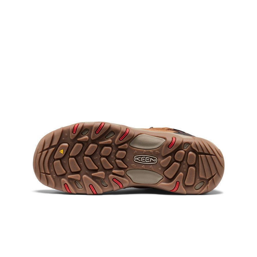 Men's Koven Waterproof Hiking Boot - Bison/Mars Red