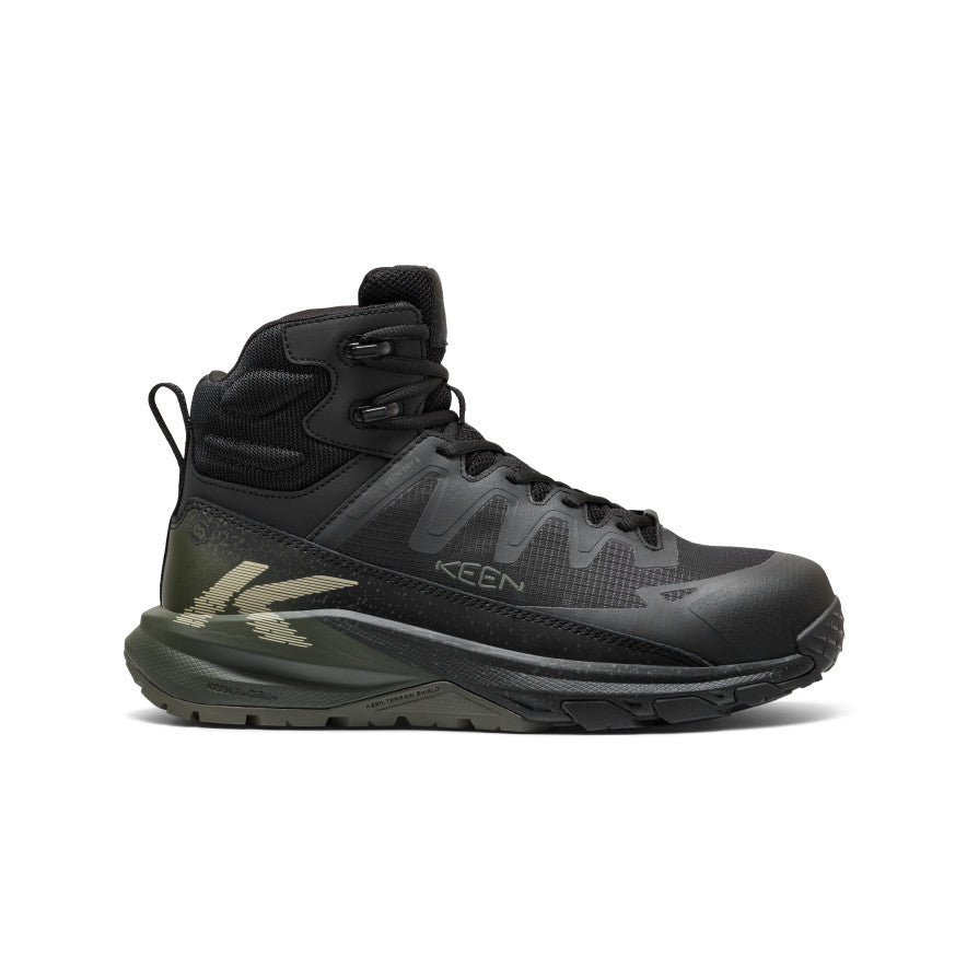 Men's Targhee Blur Waterproof Work Boot (Carbon Toe) - Forest Night/Black