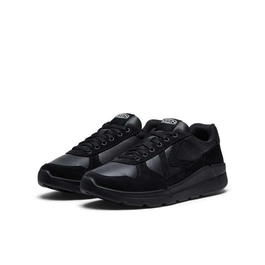 Women's KM2 Leather Jogger - Black/Black