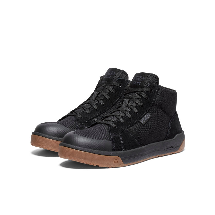 Men's Kenton Mid Work Shoe (Carbon Toe) - Black/Gum