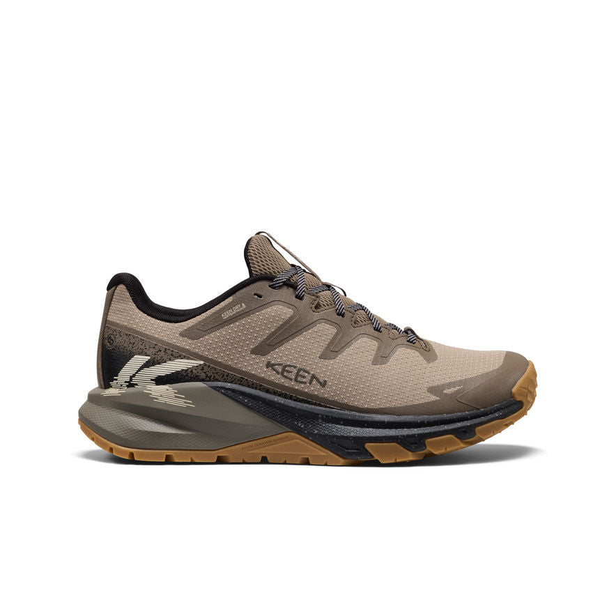 Men's Targhee Apex Wide Waterproof Hiking Shoe - Brindle/Canteen