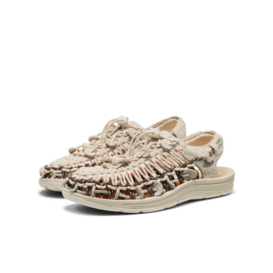 All Gender UNEEK Leather Henrik Vibskov Sneaker - Tangerine Cream