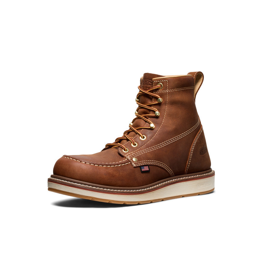 Men's Liberty 6" Boot (Soft Toe) - Leather Brown/Birch