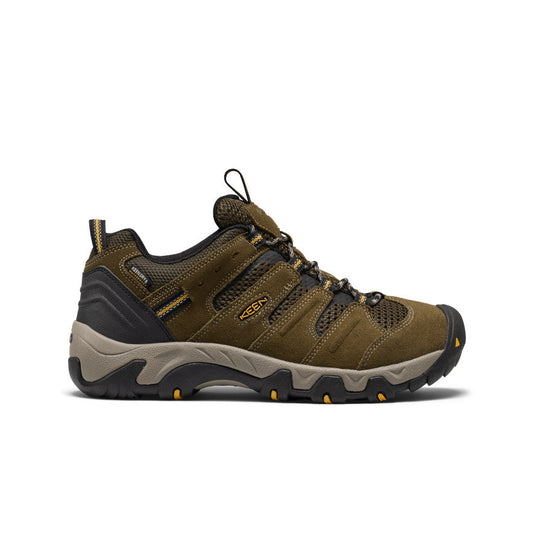 Men's Koven Waterproof Hiking Shoe - Dark Olive/Symphonic Sunset