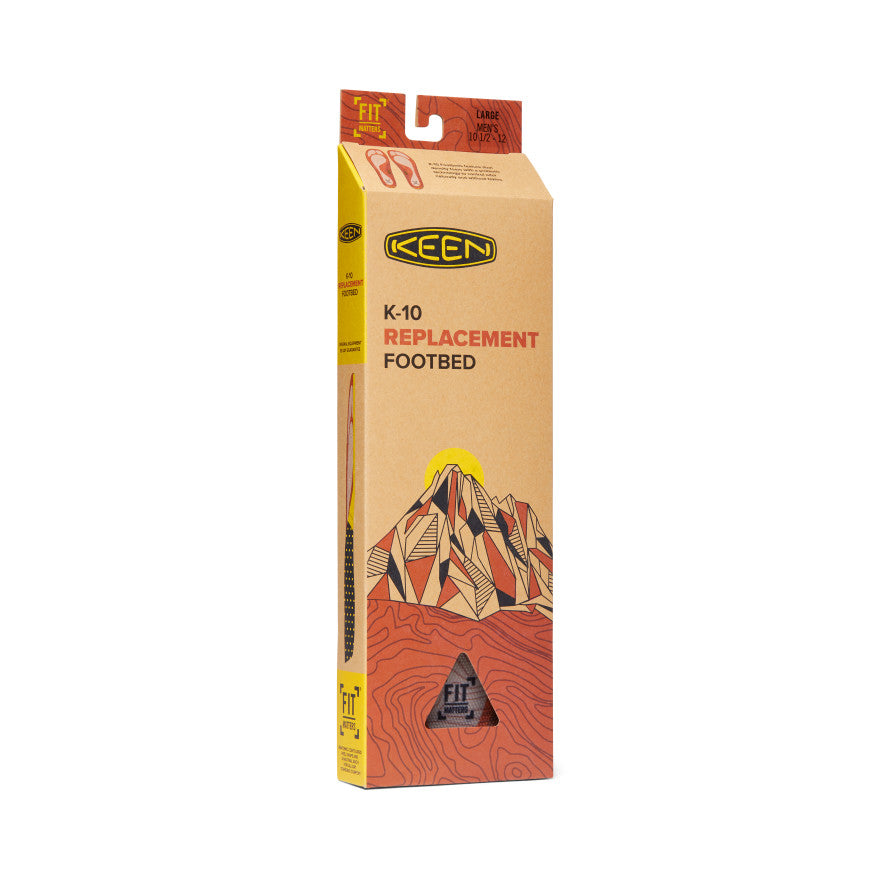 Men's Outdoor K-10 Replacement Insole - Burnt Orange