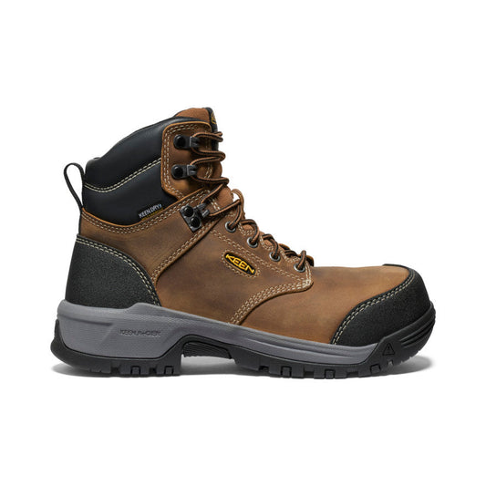 Women's Evanston 6" Waterproof Boot (Carbon Toe) - Bison/Black