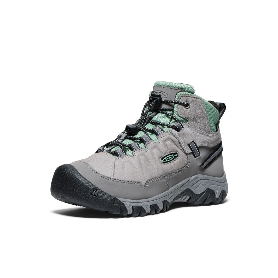 Big Kids' Targhee IV Waterproof Hiking Boot - Alloy/Granite Green