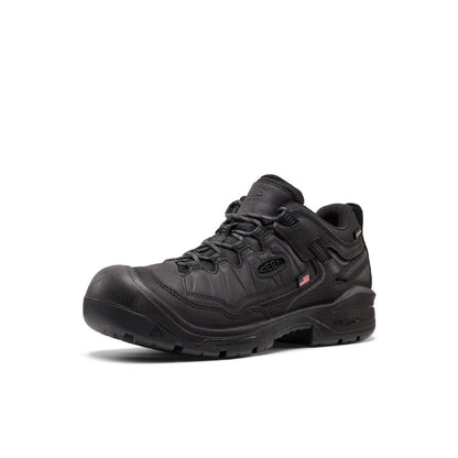 Men's Targhee IV Waterproof Work Shoe (Soft Toe) - Black/Black