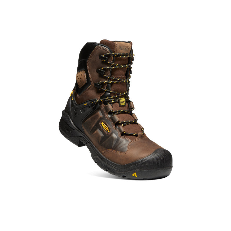 Men's Dover 8" Insulated Waterproof Boot (Carbon Toe) - Dark Earth/Black
