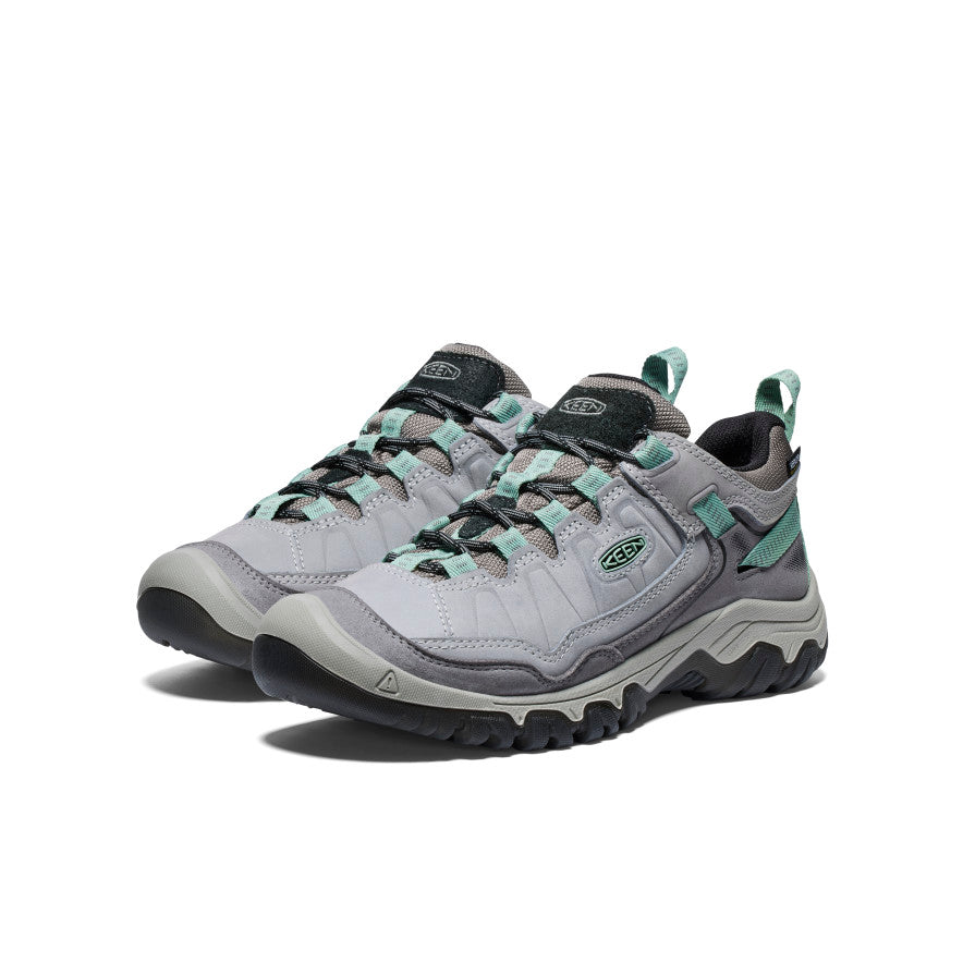 Women's Targhee IV Wide Waterproof Hiking Shoe - Alloy/Granite Green