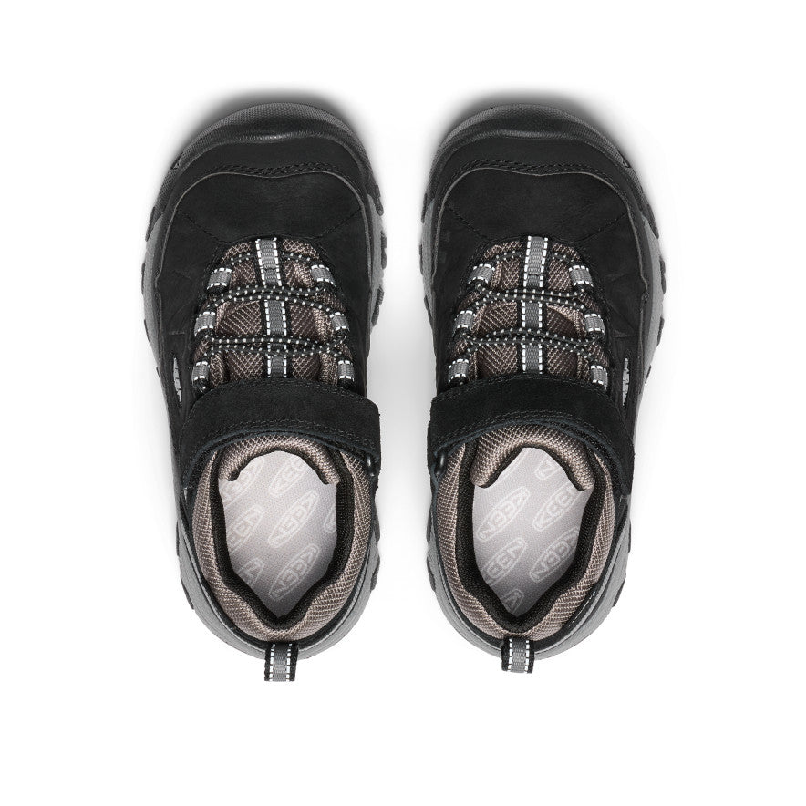 Little Kids' Targhee IV Waterproof Hiking Shoe - Black/Steel Grey