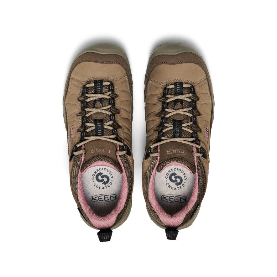 Women's Targhee IV Waterproof Hiking Shoe - Brindle/Nostalgia Rose
