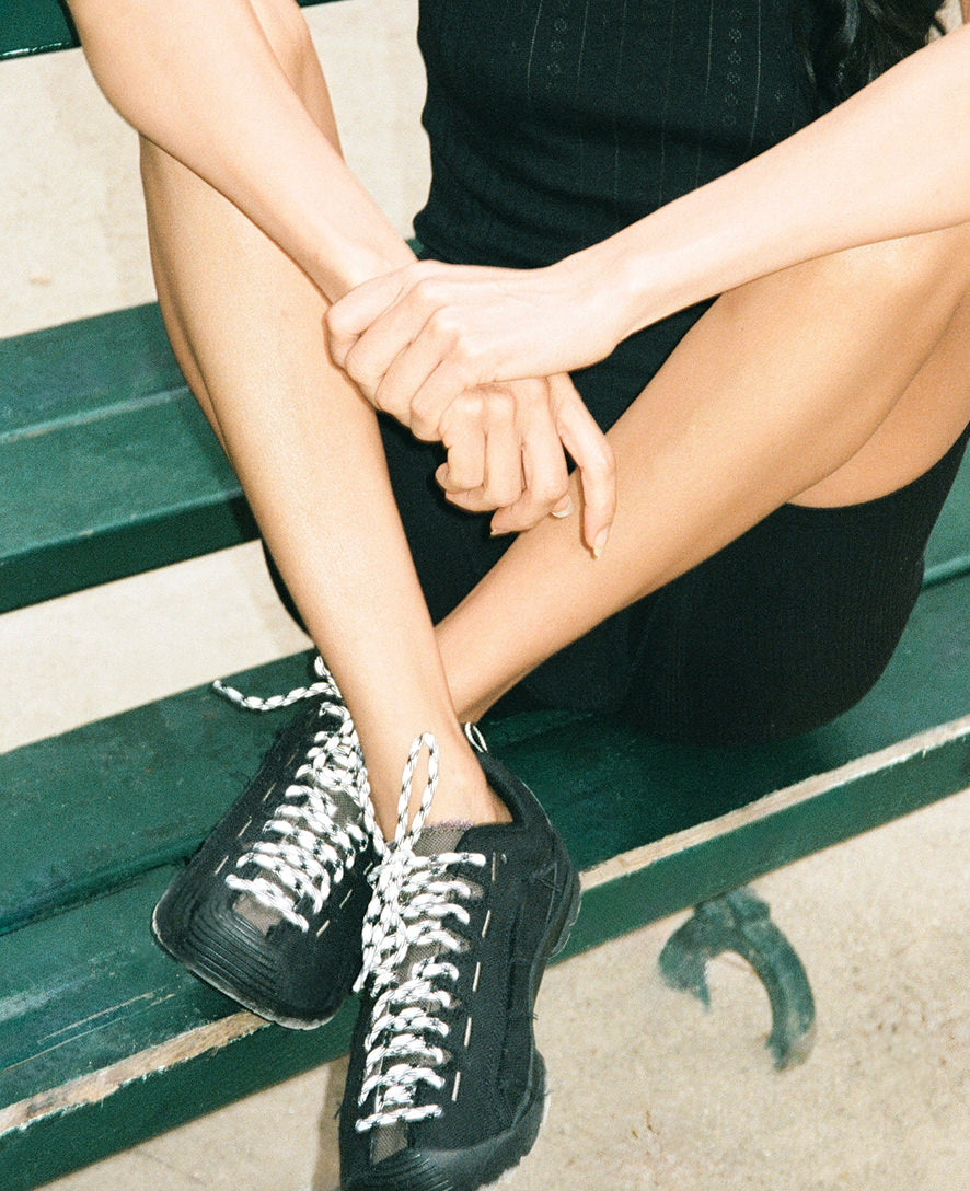 Women's Jasper Split Skall Studio Sneaker - Skall Black