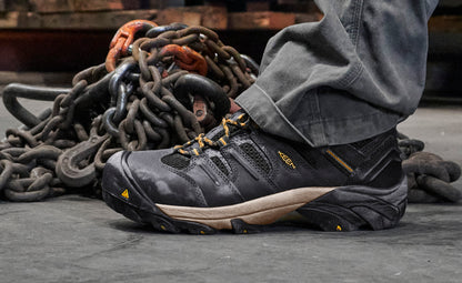 Men's Lansing Mid Waterproof (Steel Toe) - Raven/Tawny Olive