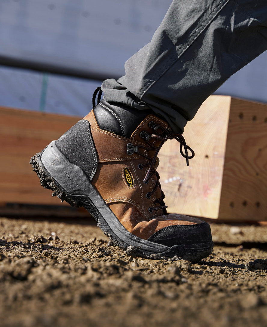 Men's Evanston 6" Insulated Waterproof Boot (Carbon Toe) - Bison/Black