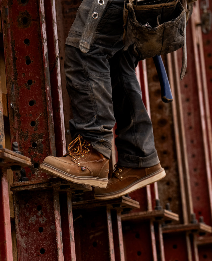 Men's Liberty 6" Boot (Soft Toe) - Leather Brown/Birch