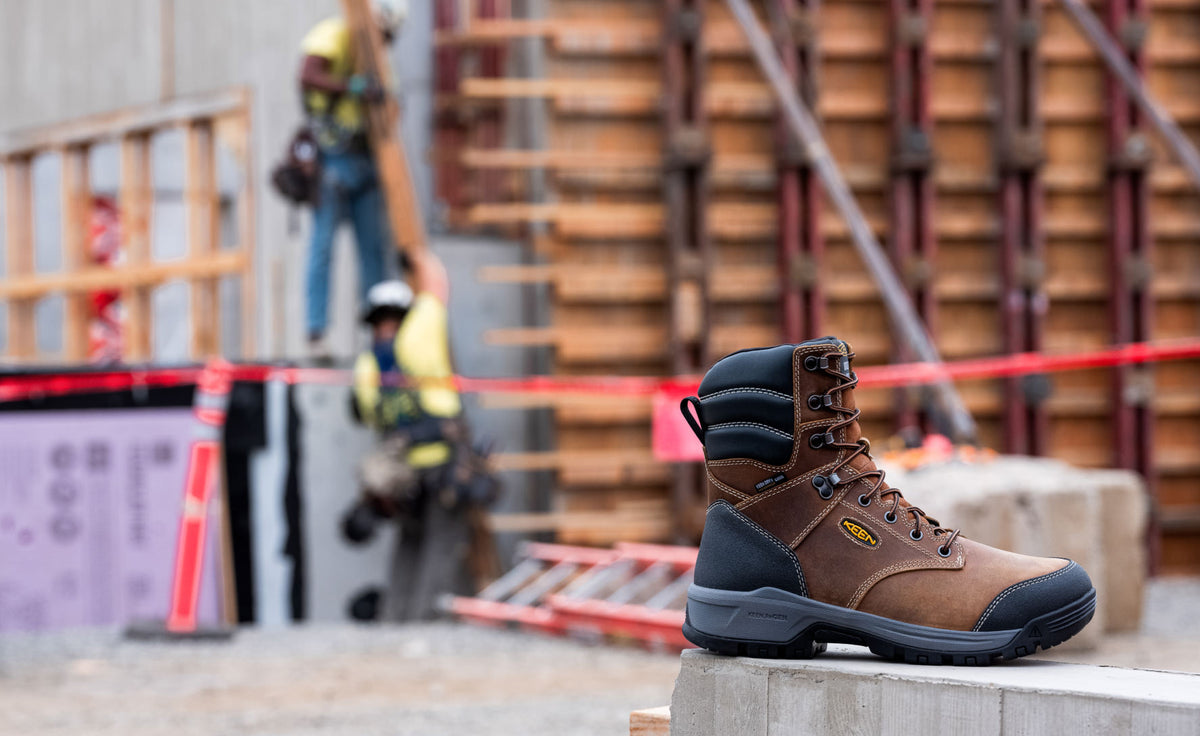 Men's Evanston 8" Insulated Waterproof Boot (Soft Toe) - Bison/Black