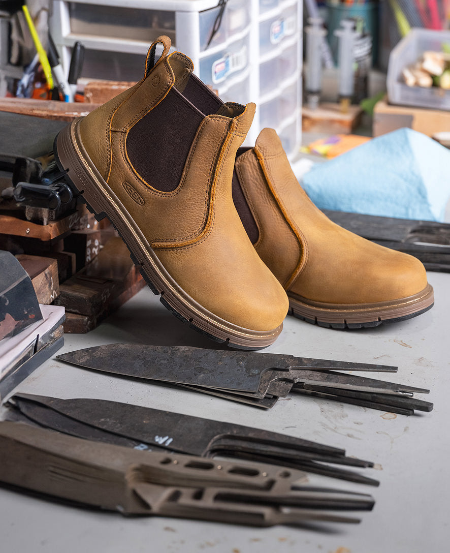 Men's San Jose Chelsea 90° Heel Boot (Soft Toe) - Belgian/Gum