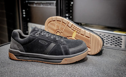 Men's Kenton+ ESD Work Shoe (Carbon Toe) - Black/Gum